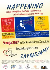 Równość, godność, normalność. Happening na Rynku Wielkim w Zamościu.