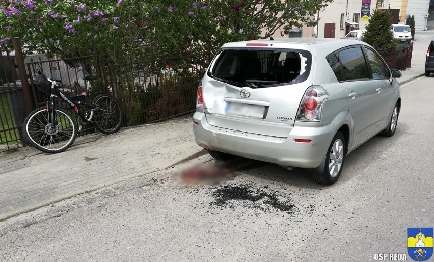 Rumia: Jeden rowerzysta potrącony, drugi uderzył w samochód