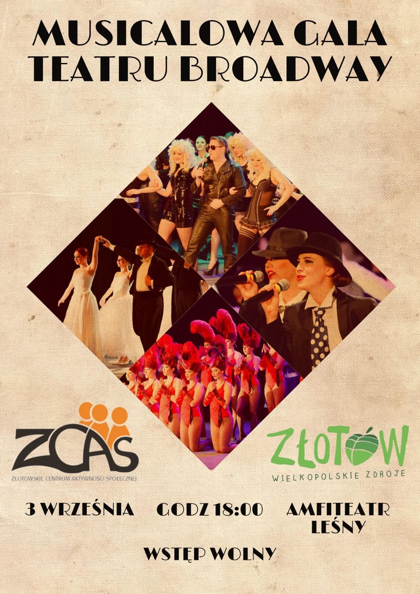 Musicalowa Gala Teatru Broadway w złotowskim Amfiteatrze