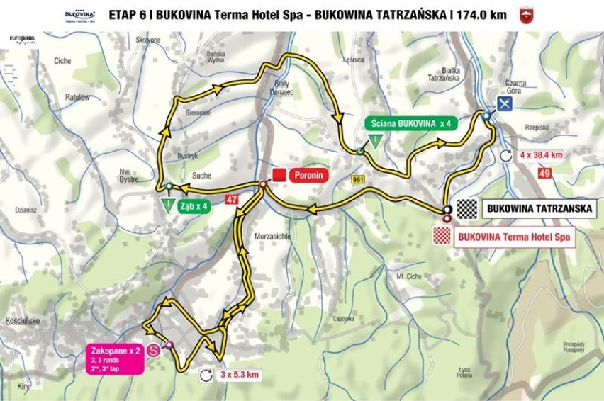 Tour de Pologne na Podhalu: będą utrudnienia