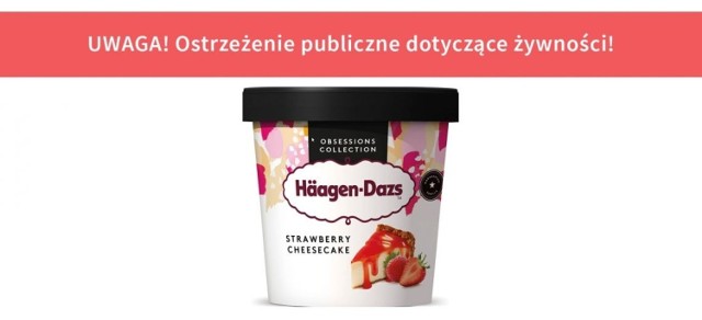 Zagrożenie:
Główny Inspektor Sanitarny informuje, że firma Lidl sp. z o.o. sp. k., ze względu na bezpieczeństwo konsumentów z alergią na gluten/nietolerancją glutenu, samodzielnie podjęła decyzję o wycofaniu z rynku produktu „Hӓagen-Dazs lody o smaku Strawberry Cheescake, 460 ml, z datą minimalnej trwałości 11.06.2020” i poinformowała organ Państwowej Inspekcji Sanitarnej o wycofaniu.

Zagrożenie:
W wyniku pomyłki niektóre opakowania produktu zostały opatrzone etykietą od innego rodzaju lodów. Skutkiem tego jest błędna informacja dotycząca alergenów, to znaczy obecność glutenu nie została zadeklarowana. 

Szczegóły dotyczące produktu:
Nazwa produktu: „Hӓagen-Dazs lody o smaku Strawberry Cheescake, 460 ml”
Data minimalnej trwałości: 11.06.2020
Producent: Bidfood Czech Republic s.r.o. ul. V Rozovem udoli 553, Mikovice, 27801 Kralupy nad Vitavou, Czechy

Zalecenia dla konsumentów:
Klienci z alergią na gluten/nietolerancją glutenu nie powinni spożywać wycofywanego produktu ze względu na możliwe wystąpienie nietolerancji wywołanej spożyciem.

ZOBACZ WIĘCEJ NA KOLEJNYM SLAJDZIE --->