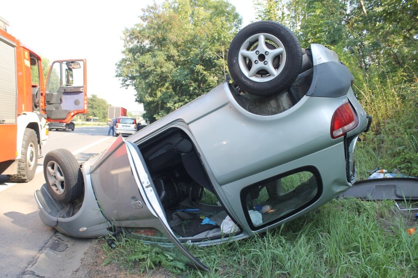 Zła passa na DK 44 - pijany kierowca i 5-miesięczne dziecko w szpitalu