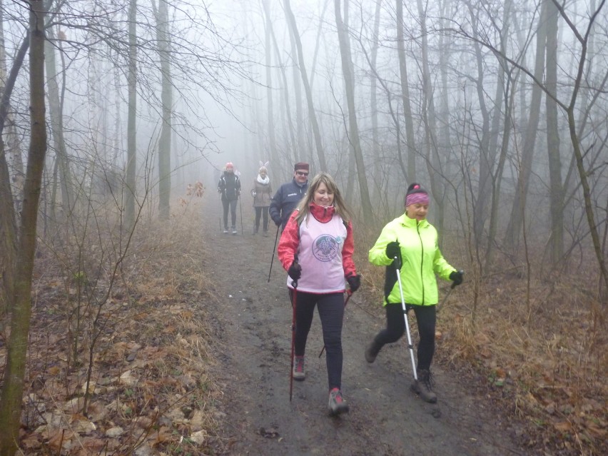 W Jeziorkach nordic walking w stylu karnawałowym ZDJĘCIA