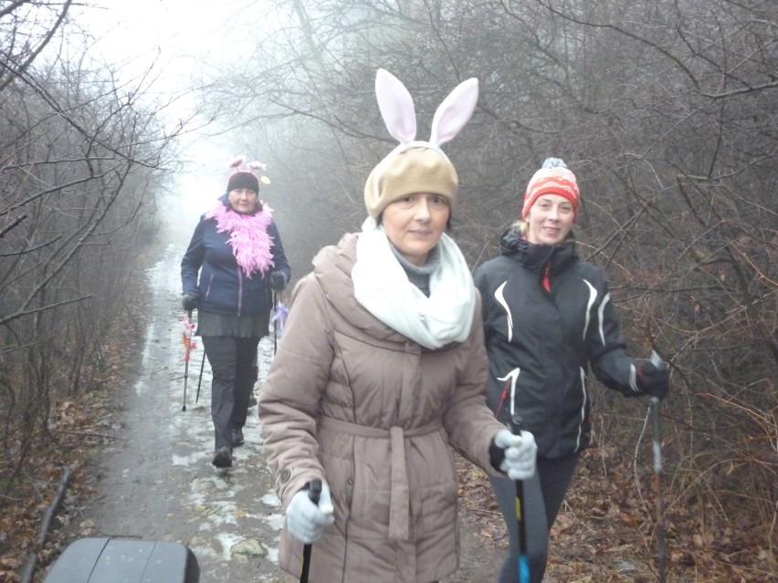 W Jeziorkach nordic walking w stylu karnawałowym ZDJĘCIA