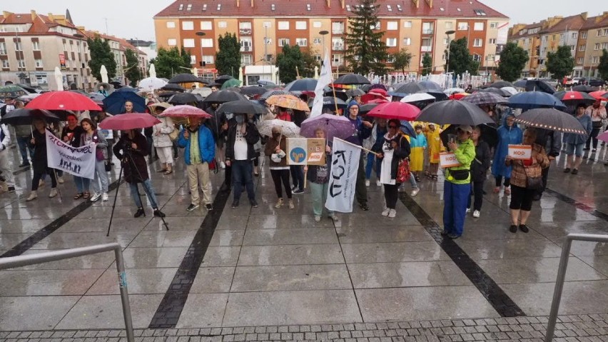 Protest w Koszalinie