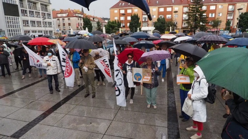 Protest w Koszalinie