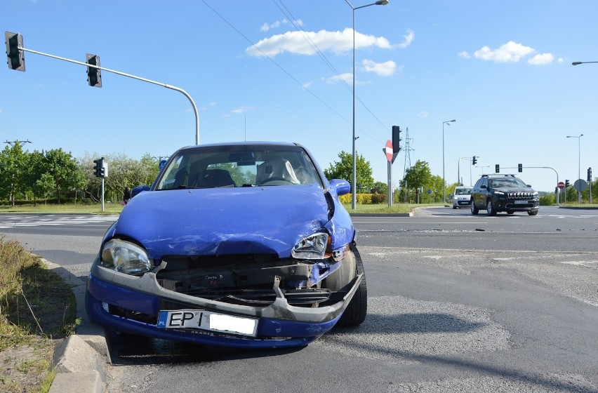 Kolizja na skrzyżowaniu Sikorskiego i Concordii w...