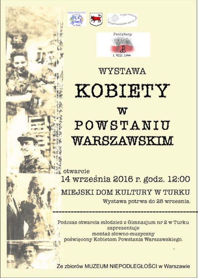 Wystawa "Kobiety w Powstaniu Warszawskim"