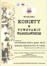 Kobiety w Powstaniu Warszawskim. Wystawa w MDK Turek