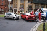 Wypadek na skrzyżowaniu ulic Łajming i Tuwima