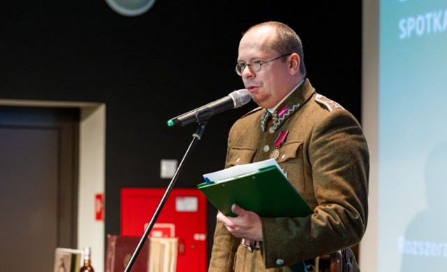 Ułańskie Retrospotkanie prowadził wachmistrz Marcin Tuzinek.