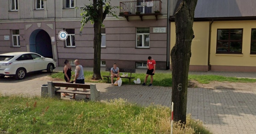 Mieszkańcy Łęczycy uchwyceni na zdjęciach google