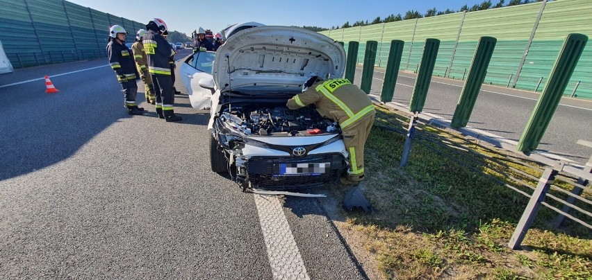 Wypadek na autostradzie A1 pod Grudziądzem