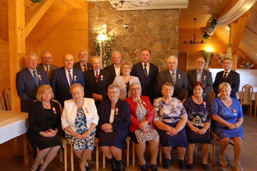 Jubileusz 50-lecia pożycia małżeńskiego w par z gminy Orły.
