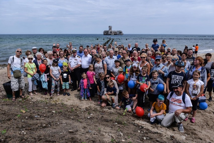 Otwarcie nowego wejścia na plażę, Gdynia Babie Doły