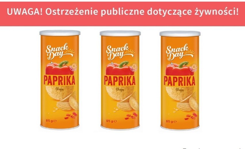 Snack Day, Chipsy paprykowe, 175 g

Ostrzeżenie publiczne...