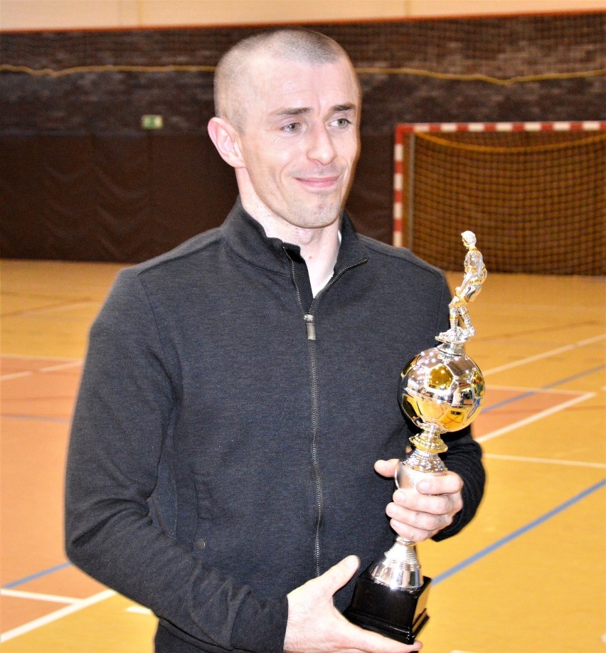Adrian Sikora, najlepszy strzelec turnieju.