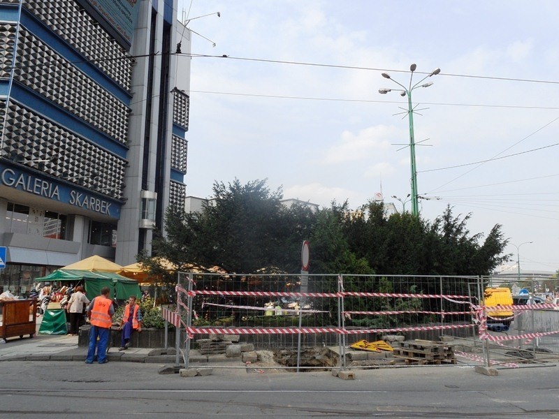 Rusza przebudowa ulicy 3 Maja w Katowicach, a z nią komunikacyjny chaos