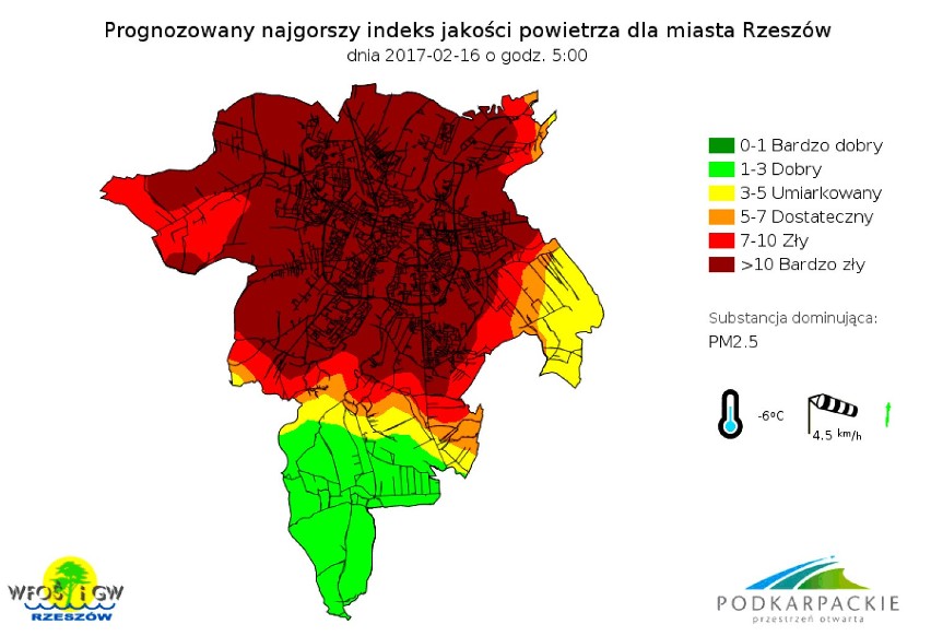 Podobnie będzie jutro. Prognozuje się wystąpienie...