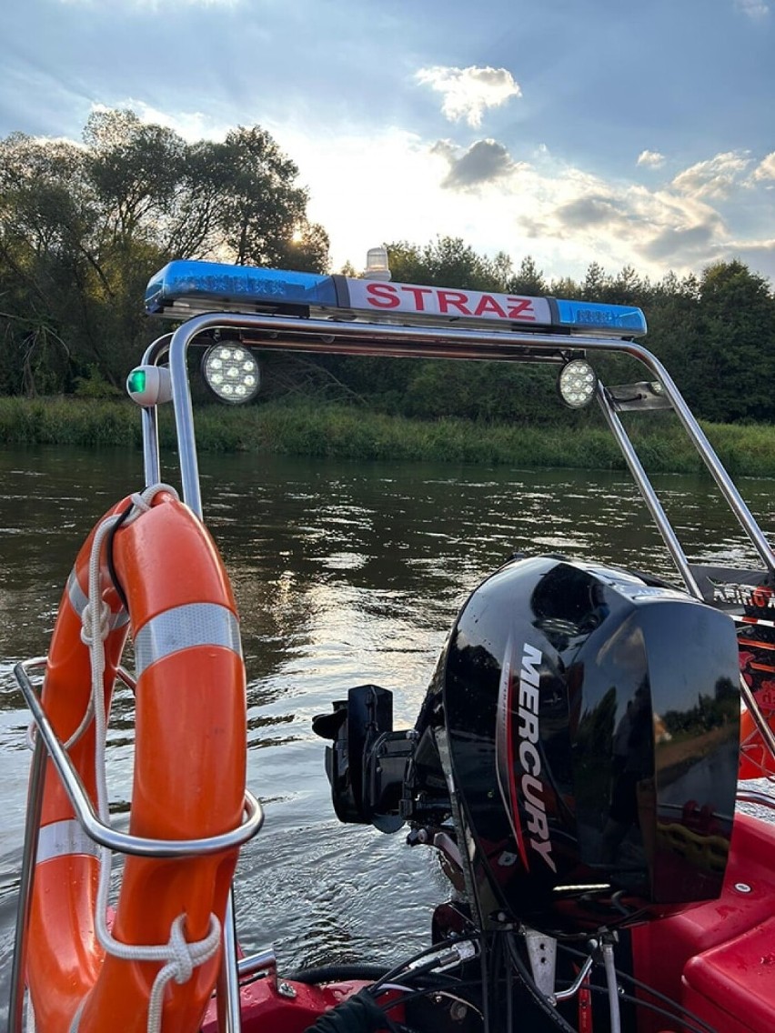 Nowoczesna łódź na wyposażeniu Ochotniczej Straży Pożarnej w Szynkielowie
