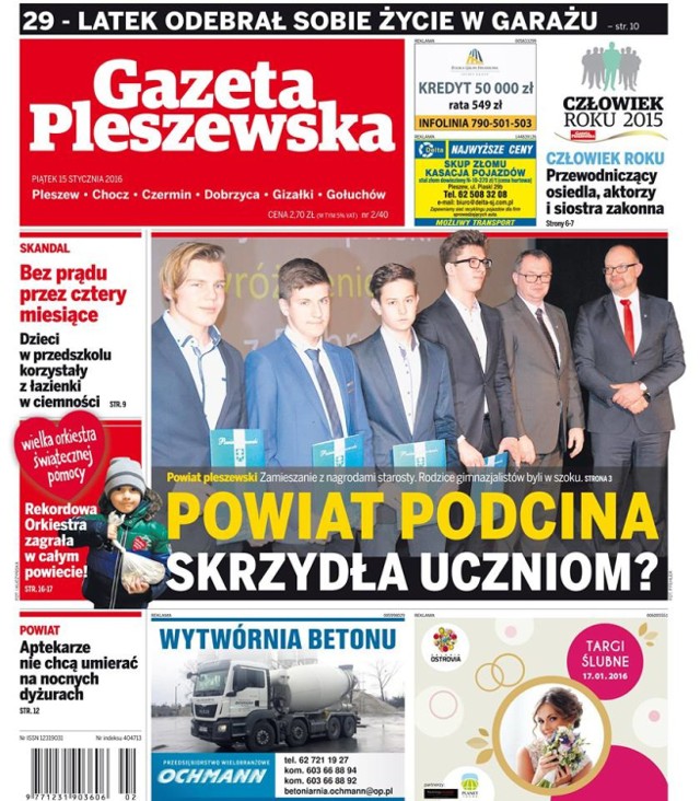 Gazeta Pleszewska 15 stycznia 2016