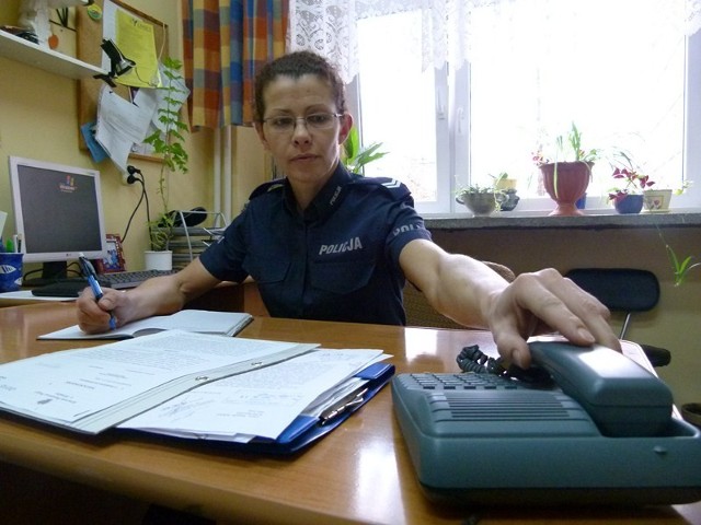 Aneta Kamińska w policji służy od 7 lat