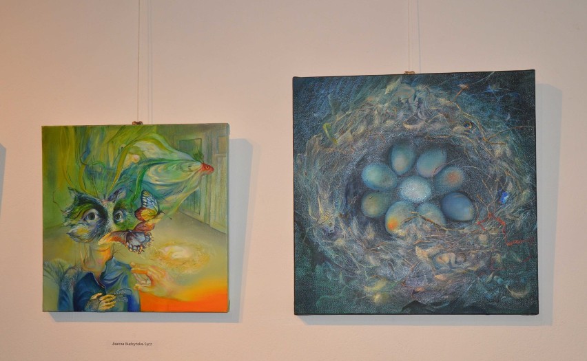 Malbork. Nowa wystawa w Galerii Nova. Prace dwojga malborskich artystów są jak relacja z ich… snów [ZDJĘCIA]