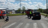 Zderzenie samochodu z motocyklem na Obwodowej w Redzie
