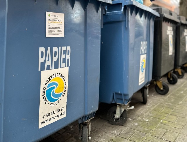 ECO Sopot sprawdza, czy mieszkańcy poprawnie segregują odpady