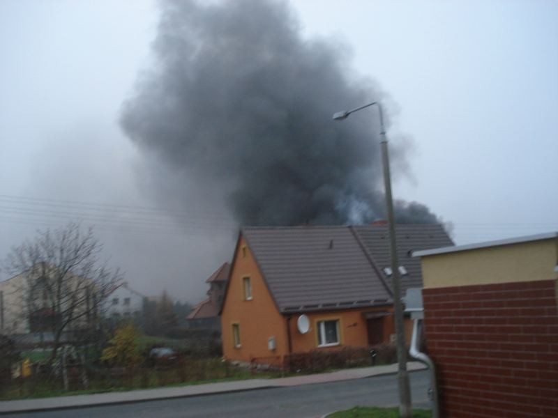 Kwidzyn: Pożar garażu przy ul. Sokolej. Groźnie wyglądało, ale straty są niewielkie