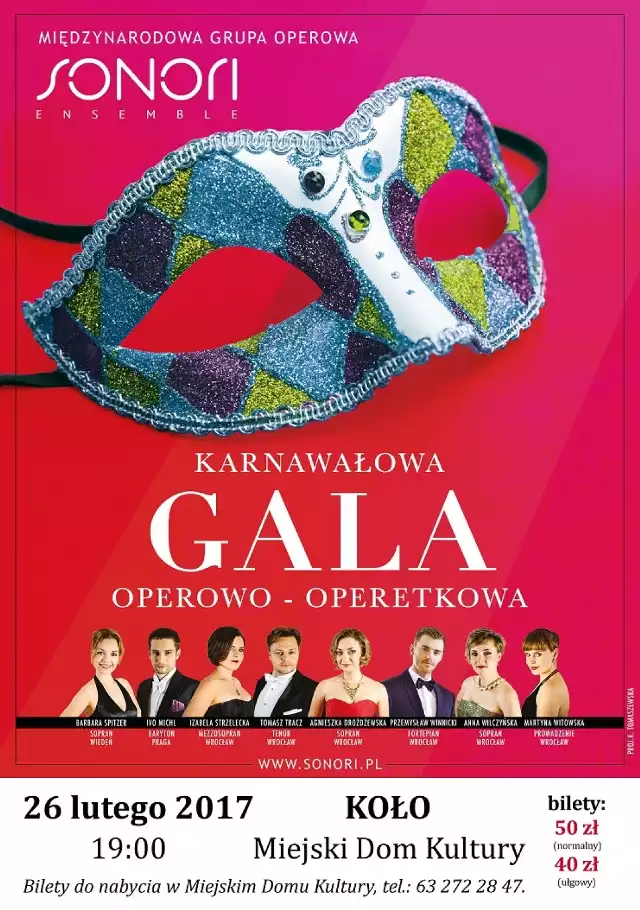 Karnawałowa Gala Operowo-Operetkowa