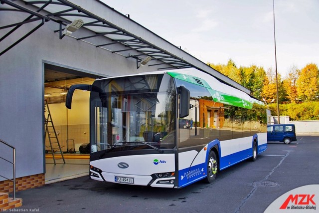 Solaris Urbino 12 electric to trzeci elektryczny autobus, jaki testuje MZK w Bielsku-Białej. Ten pojazd będzie kursował po mieście do 6 listopada.