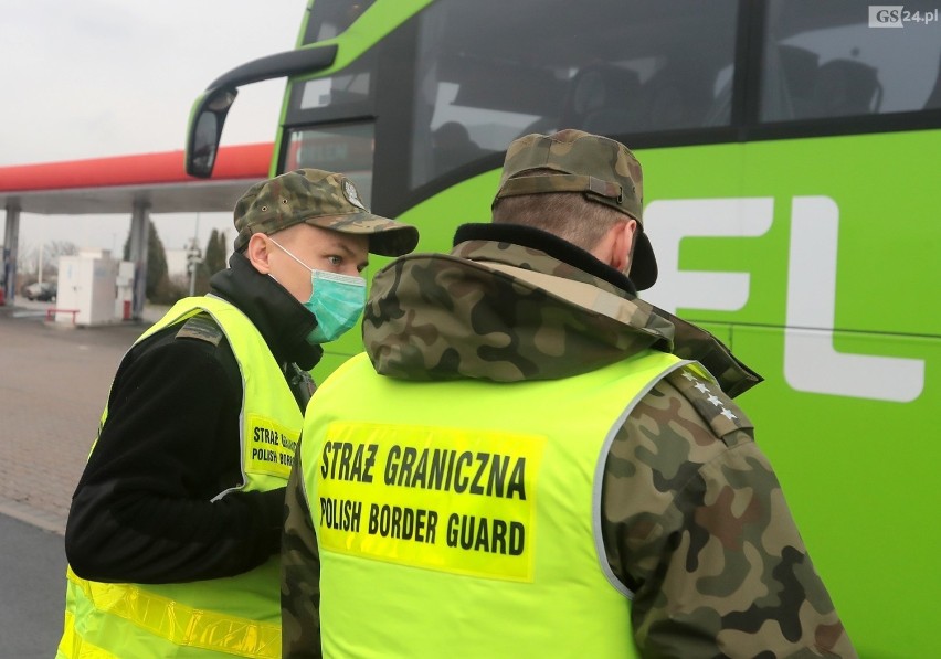 Kontrole sanitarne na granicy w Kołbaskowie
