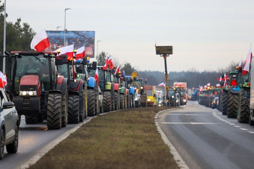 Protesty rolników w Toruniu i okolicach. Tak wygląda sytuacja na drogach 