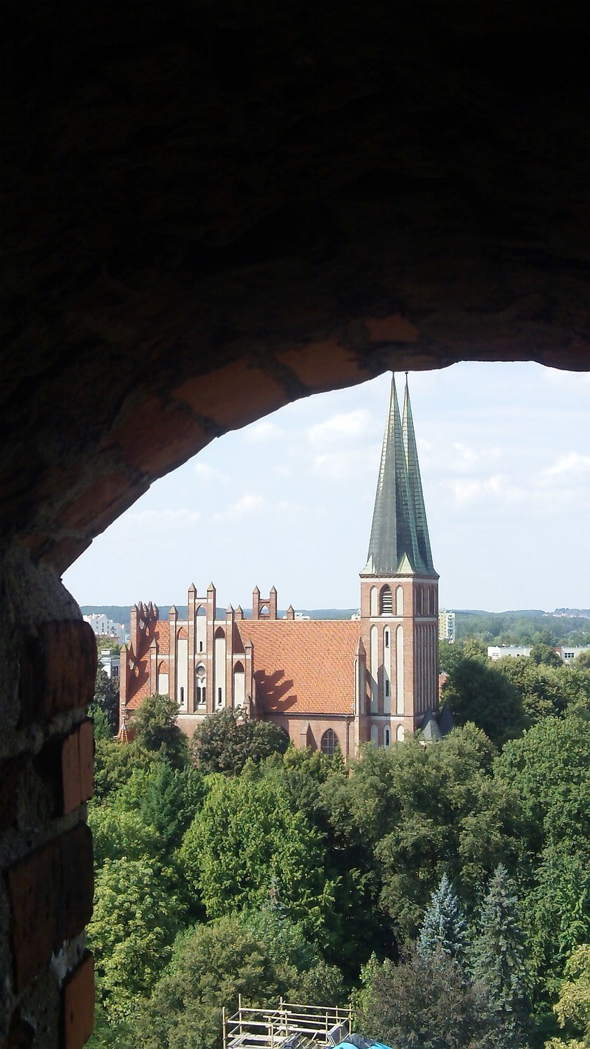 Jak wygląda Olsztyn z zamkowej wieży?