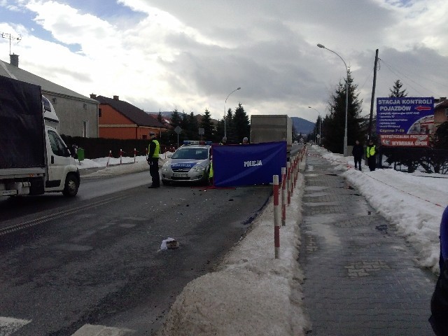 Wypadek Gorlice: śmiertelne potrącenie na Kościuszki [ZDJĘCIA]