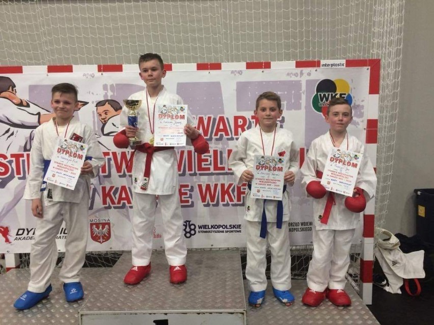 Pleszewscy karatecy na Otwartych Mistrzostwach Wielkopolski w Karate WKF w podpoznańskiej Mosinie