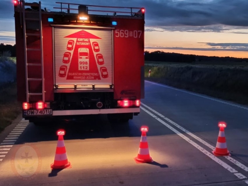 Śmiertelny wypadek pod Świdnicą, na łączniku zginęły dwie...