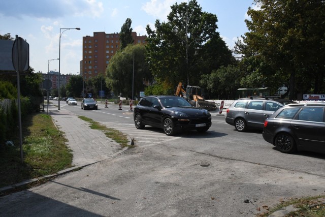 W czwartek, 29 sierpnia nie było już śladu po środowych korkach w rejonie skrzyżowania ulic 1 Maja i Jagiellońskiej w Kielcach.