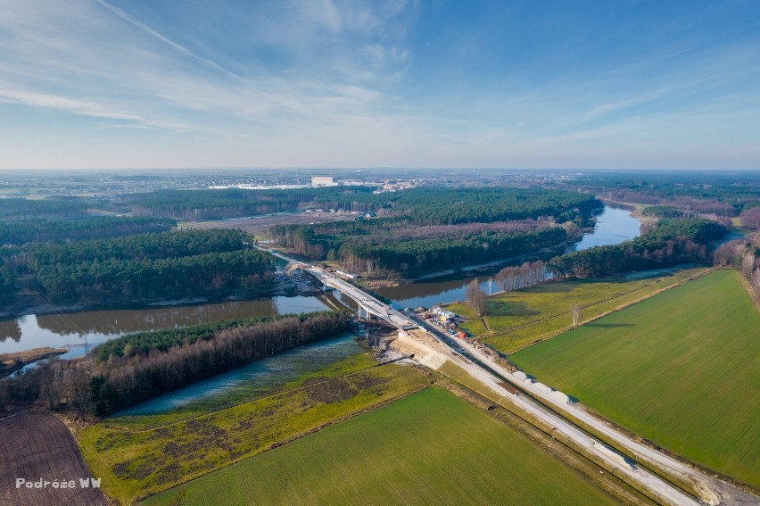 Prace na budowie obwodnicy Wronek coraz bardziej zaawansowane [FOTO]