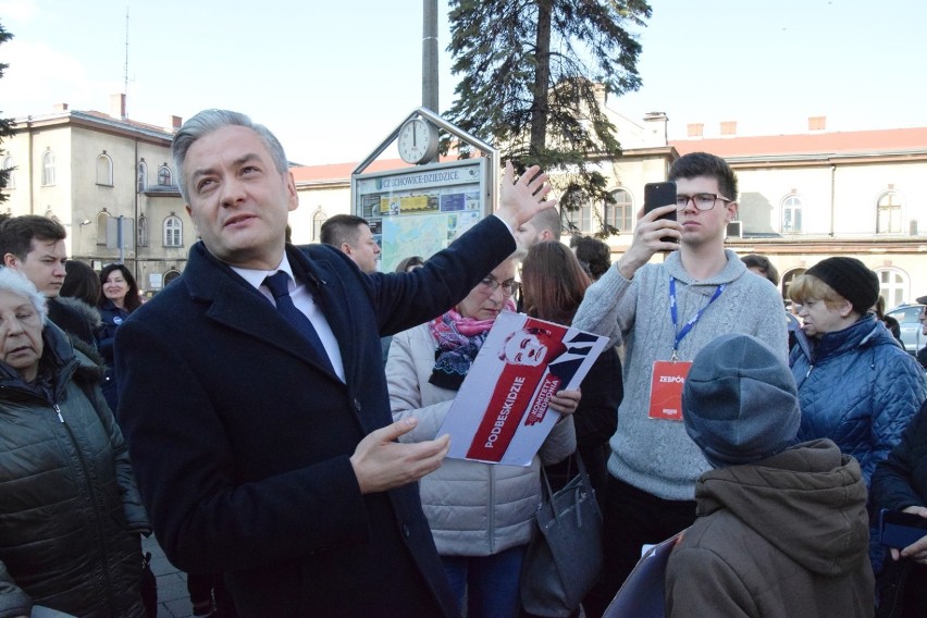 Robert Biedroń w Czechowicach-Dziedzicach upominał się o...