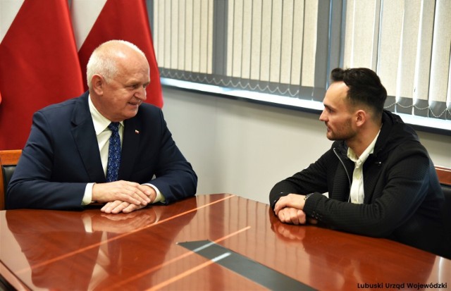 Bartosz Zmarzlik był gościem wojewody już nie pierwszy raz.