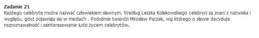 JĘZYK POLSKI - EGZAMIN GIMNAZJALNY 2015 Z CKE 21 kwietnia- ODPOWIEDZI, ARKUSZE, TESTY, PYTANIA, WYNIKI