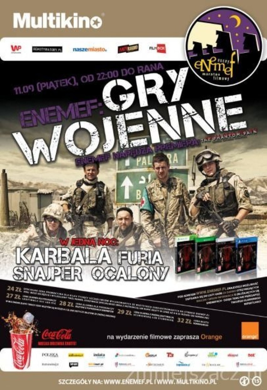 ENEMEF: Gry Wojenne z premierową projekcją filmu "Karbala". Mamy dla Was podwójne zaproszenie