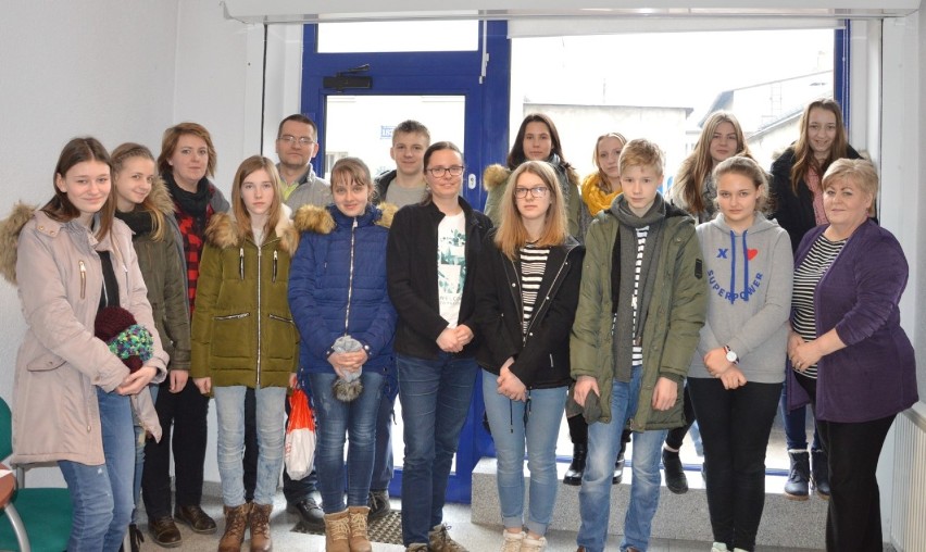 Gimnazjaliści z Luzina odwiedzili naszą redakcję Dziennika Bałtyckiego w Wejherowie