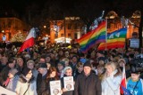 Protestowali w obronie sędziów i sądów: "Dziś sędziowie - jutro Ty" [WIDEO, ZDJĘCIA]