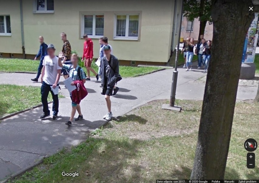 Google Street View na osiedlu Nowym w Inowrocławiu