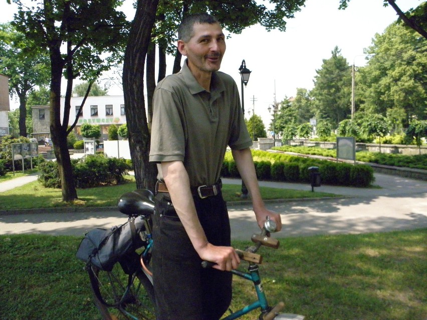 Wolę rower od samochodu - mówi Bogusław Loska