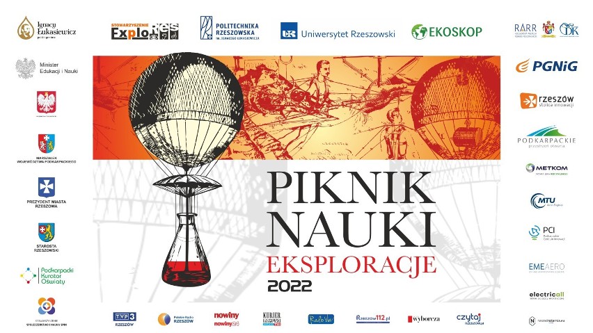Już jutro w Rzeszowie Piknik Nauki EKSPLORACIE 2022. W programie intrygujące warsztaty i atrakcyjne pokazy naukowe