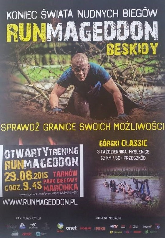 Na zakończenie wakacji, serdecznie zapraszamy wszystkich na Otwarty morderczy trening przygotowujący do startów w Runmageddonie!

Odbędzie się on 29 sierpnia o godzinie 10:00
Miejsce treningu to Góra Św Marcina w Tarnowie, także możecie liczyć na kilka "podbiegów" i nie tylko.

Trening jest darmowy!
Zbiórka o 9:45 przed "Parkiem Biegowym Marcinka" - podejmiesz wyzwanie ?